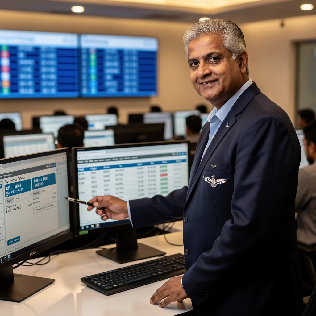 Senior GDS instructor Capt. Rajesh Saxena